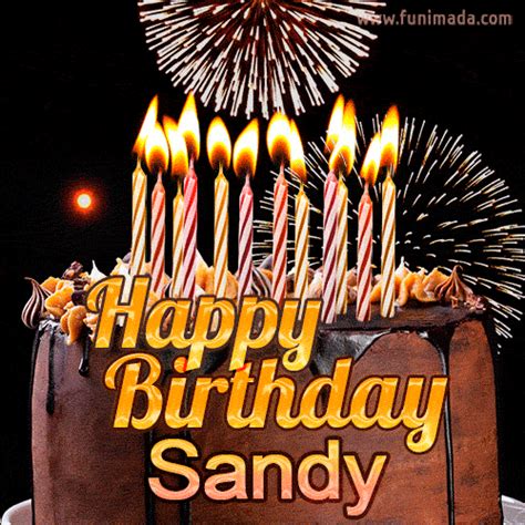 happy birthday sandy gif